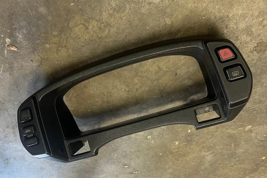 Honda Prelude Gauge Cluster Bezel / Dash Trim with Working Switches