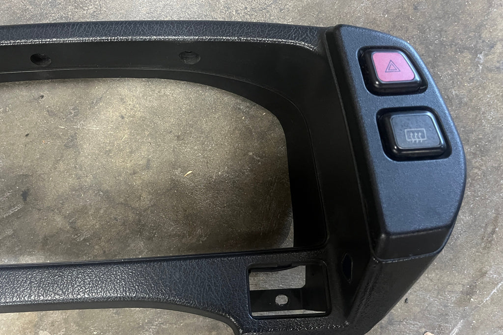 Honda Prelude Gauge Cluster Bezel / Dash Trim with Working Switches