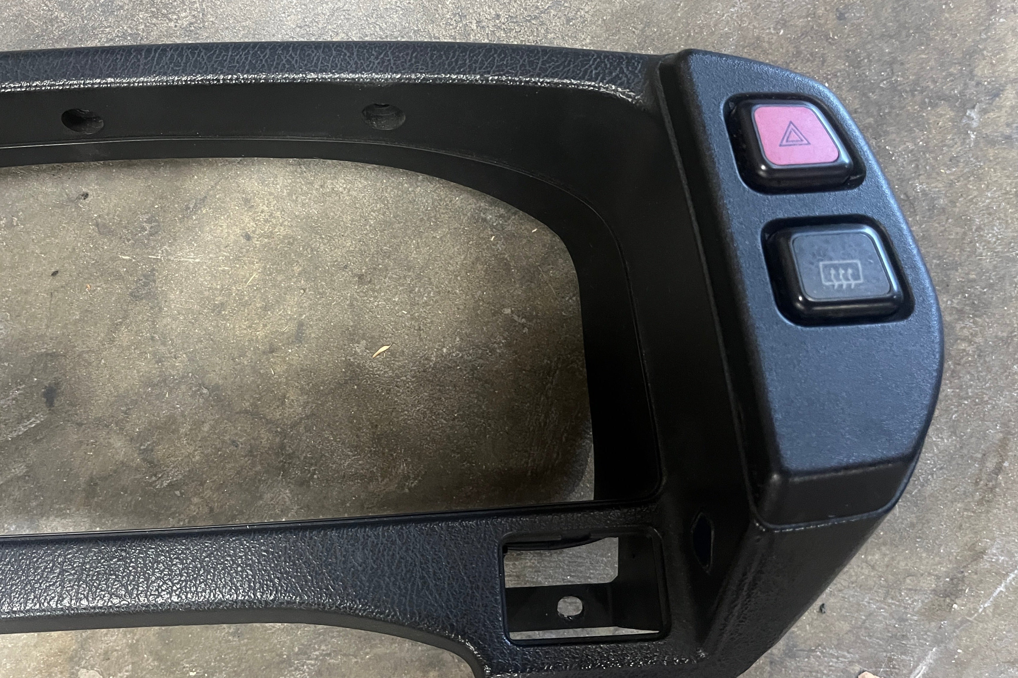 Honda Prelude Gauge Cluster Bezel / Dash Trim with Working Switches