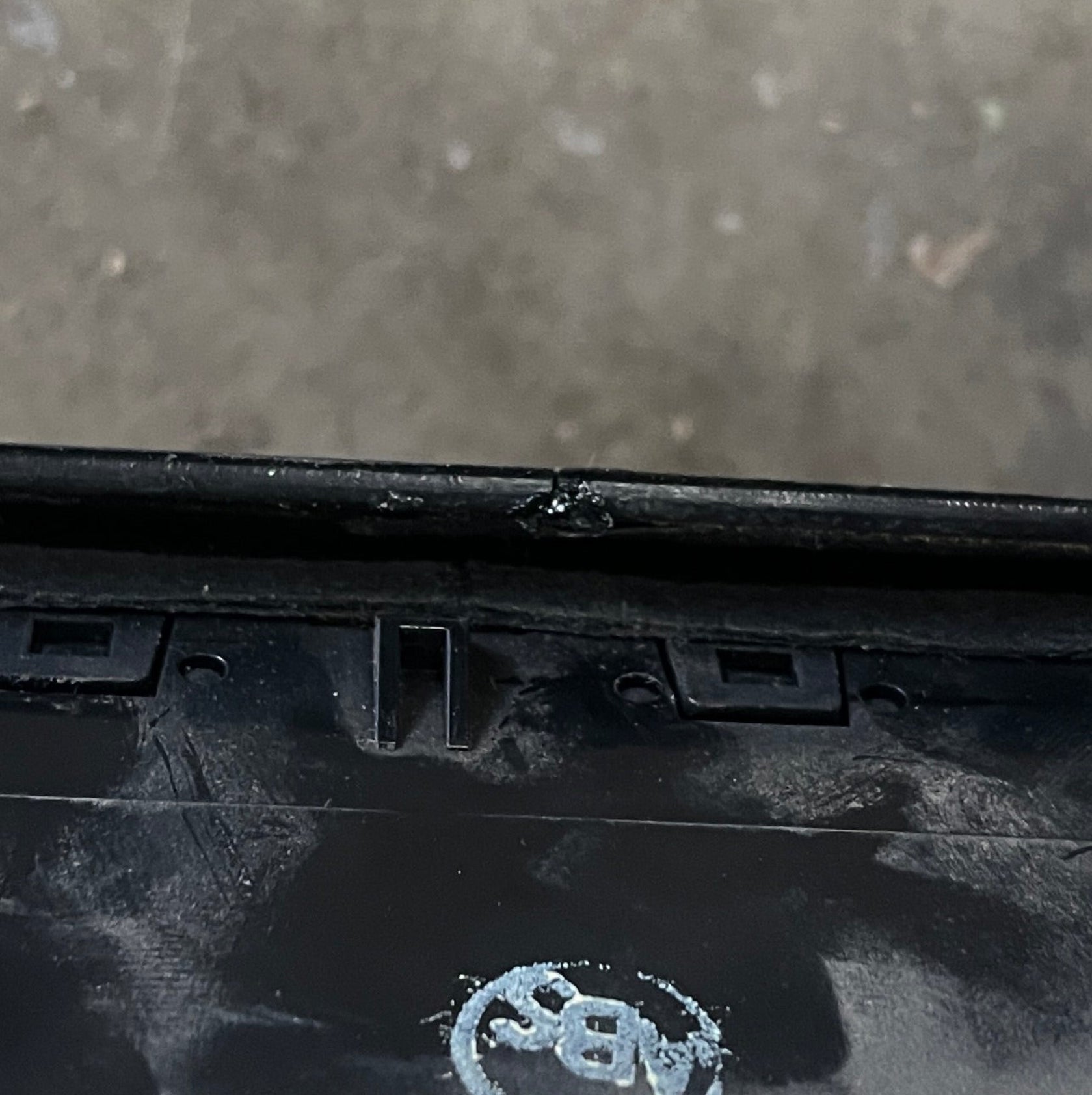 1988–1991 Honda Prelude Center Dash Vent Trim / Center Vent Bezel